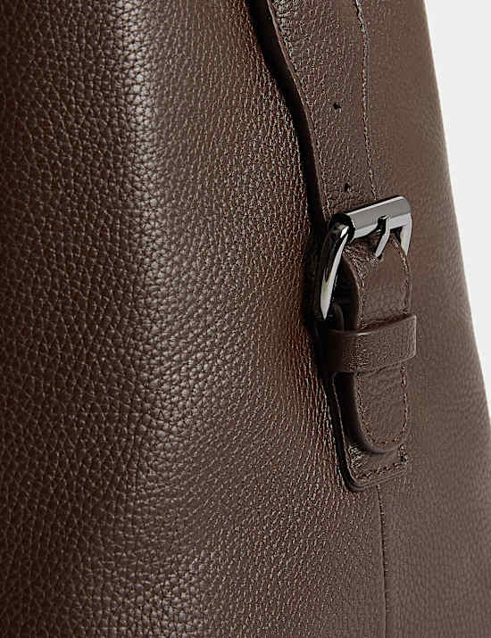 Casual Leather Weekend Bag