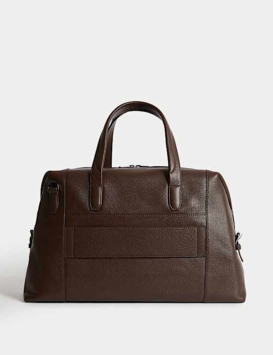 Casual Leather Weekend Bag