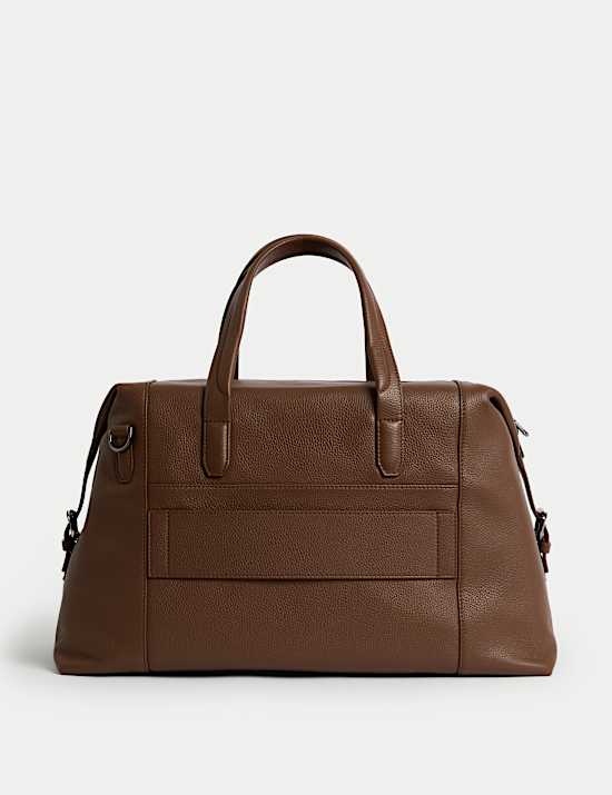 Casual Leather Weekend Bag