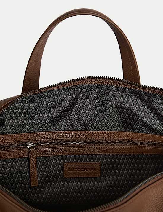 Casual Leather Weekend Bag