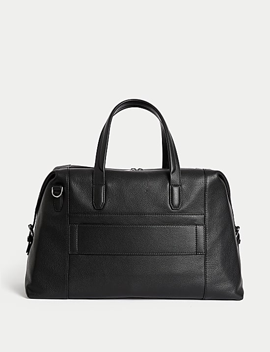 Casual Leather Weekend Bag