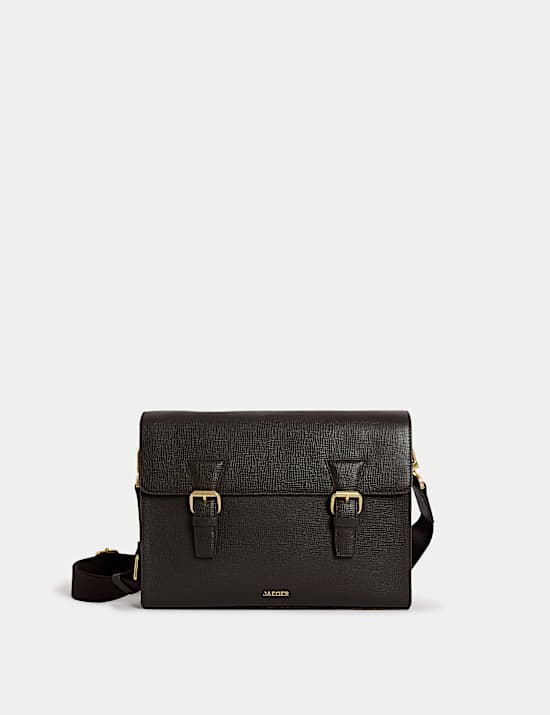 Sacoche en cuir à boucle