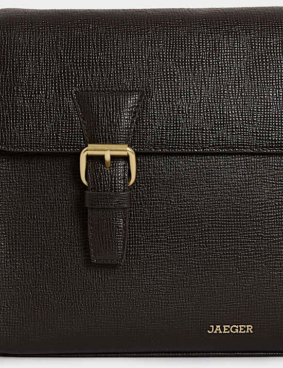 Sacoche en cuir à boucle