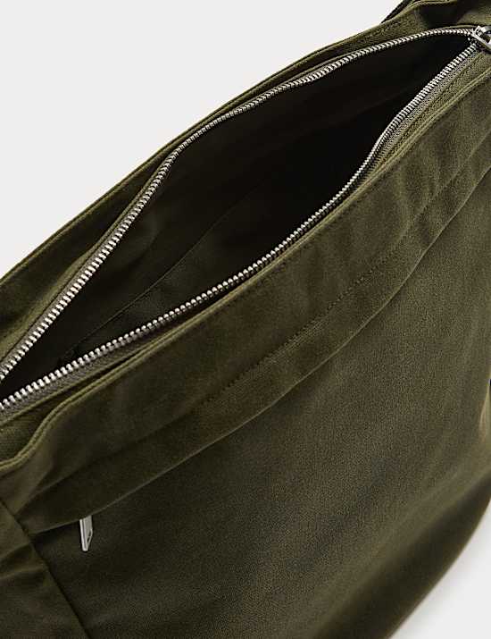 Canvas Cross Body Bag