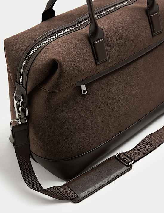 Sac de voyage en imitation daim