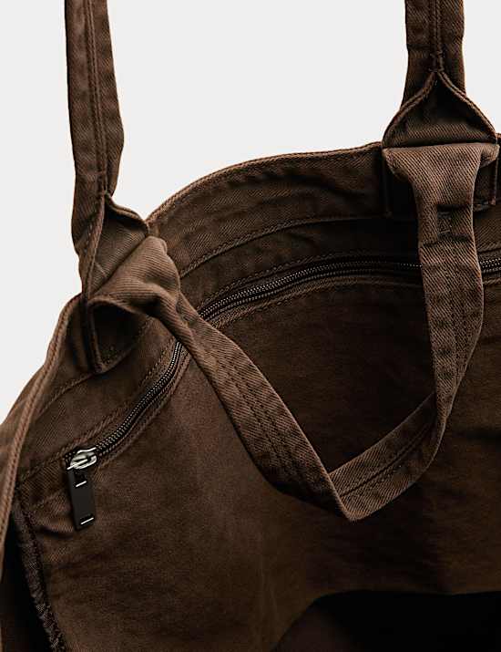 Cabas 100 % coton serg&eacute; textur&eacute;