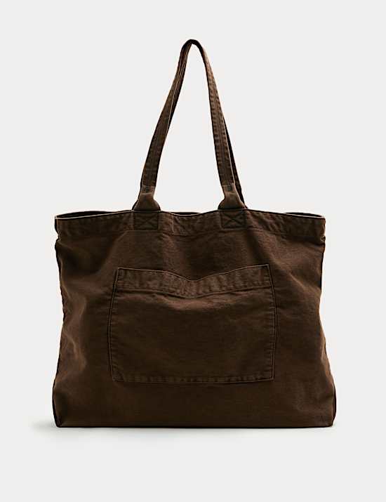 Cabas 100 % coton serg&eacute; textur&eacute;