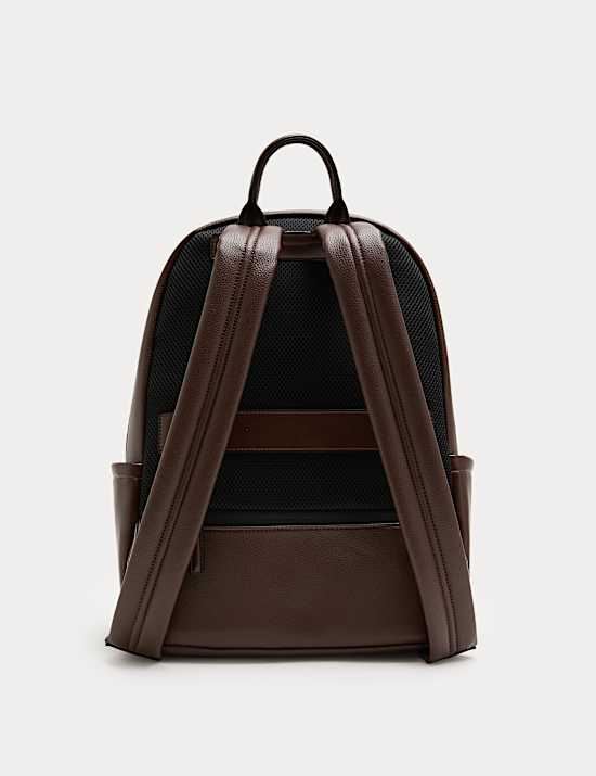 Mock Leather Backpack