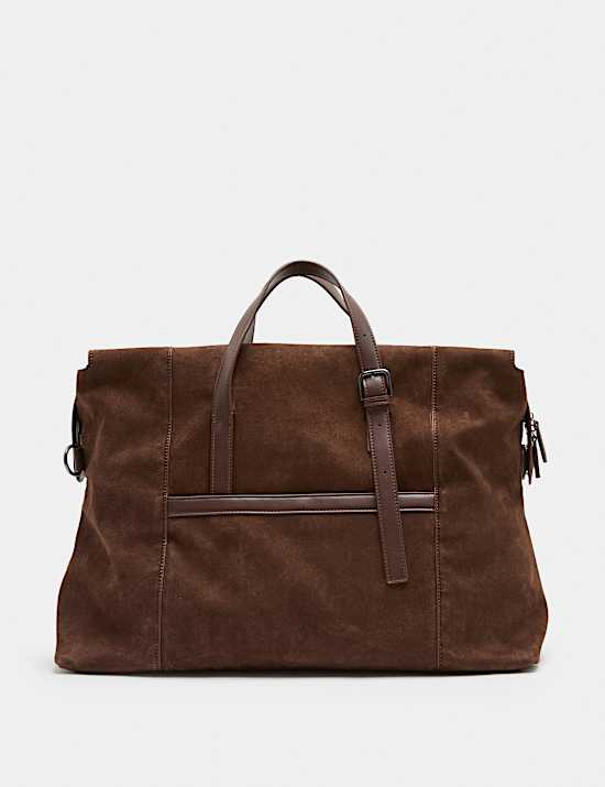 Suede Weekend Bag