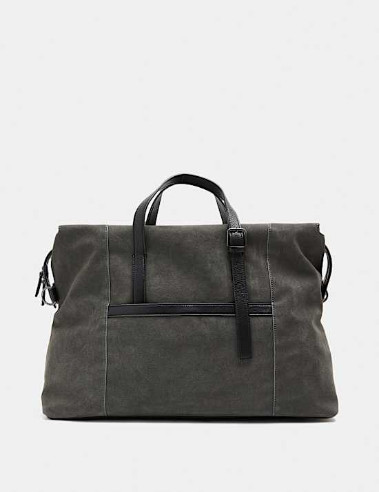 Suede Weekend Bag