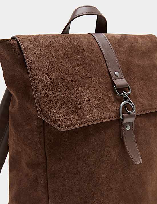 Verst&auml;rkter Lederrucksack