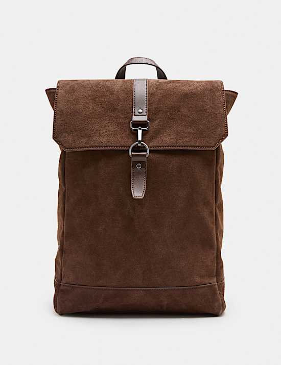 Verst&auml;rkter Lederrucksack