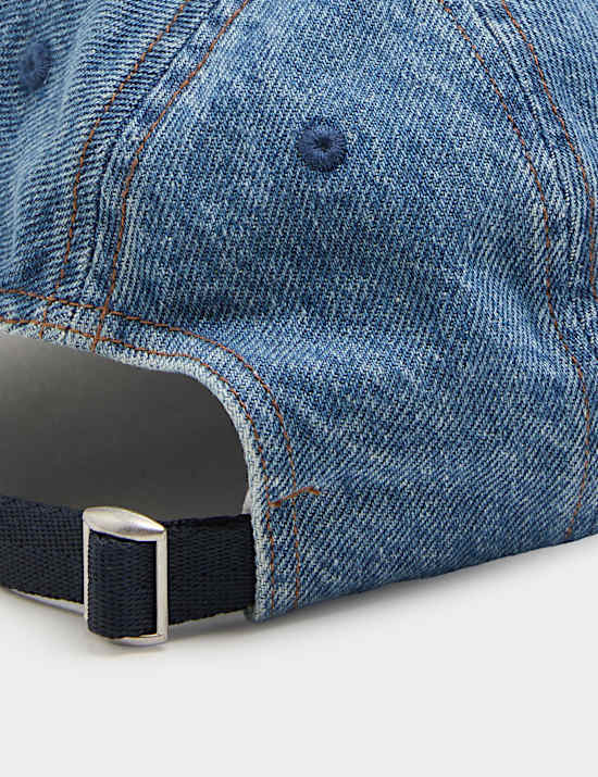 Denim-Baseballm&uuml;tze