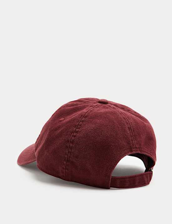 Pure Cotton Washed Baseball Cap