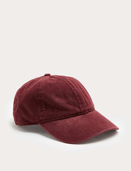 Pure Cotton Washed Baseball Cap