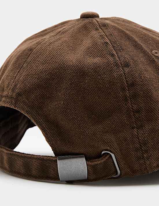Pure Cotton Washed Baseball Cap