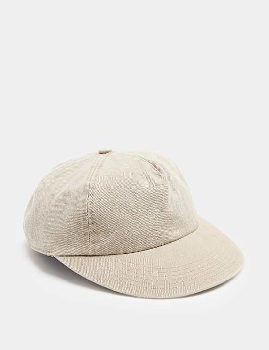 Washed Pure Cotton Baseball Cap