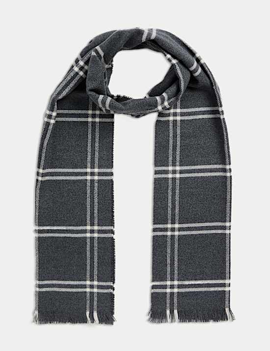 Heatgen&trade; Checked Scarf