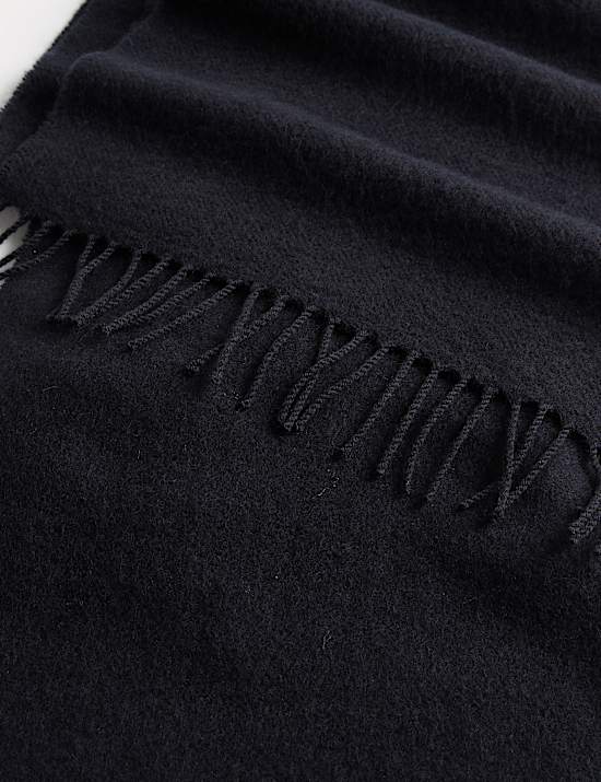 Écharpe en laine mélangée