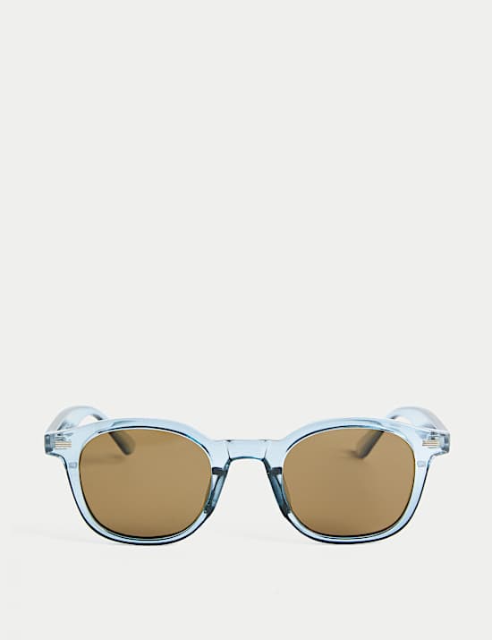 Κομψά γυαλιά ηλίου με πολωτικούς φακούς και χοντρό σκελετό