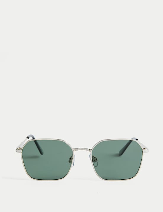 Metal Hexagonal Sunglasses