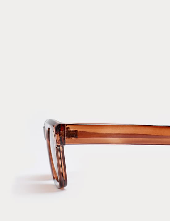 Chunky D-Frame Polarised Sunglasses