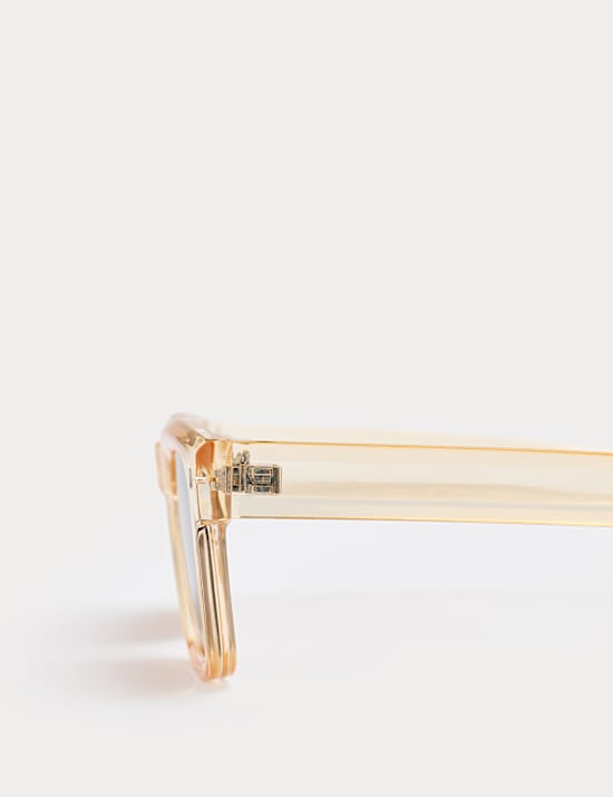 Chunky D-Frame Polarised Sunglasses