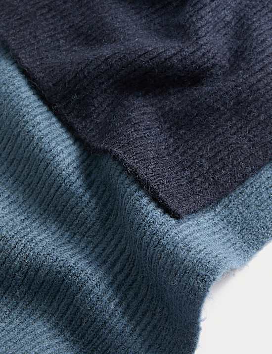 Bufanda en varios tonos