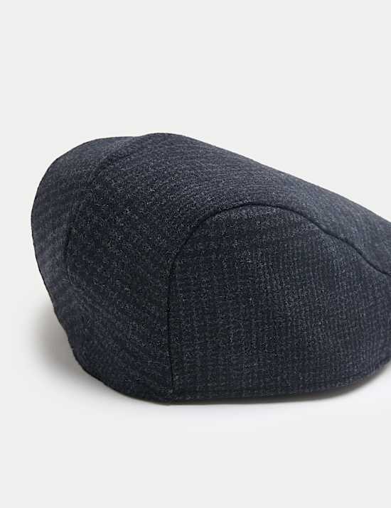 Checked Flat Cap