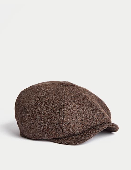 Pure Wool Baker Boy Hat