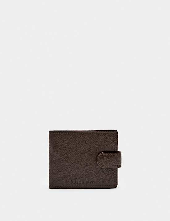 Leather Pebble Grain Bifold Wallet