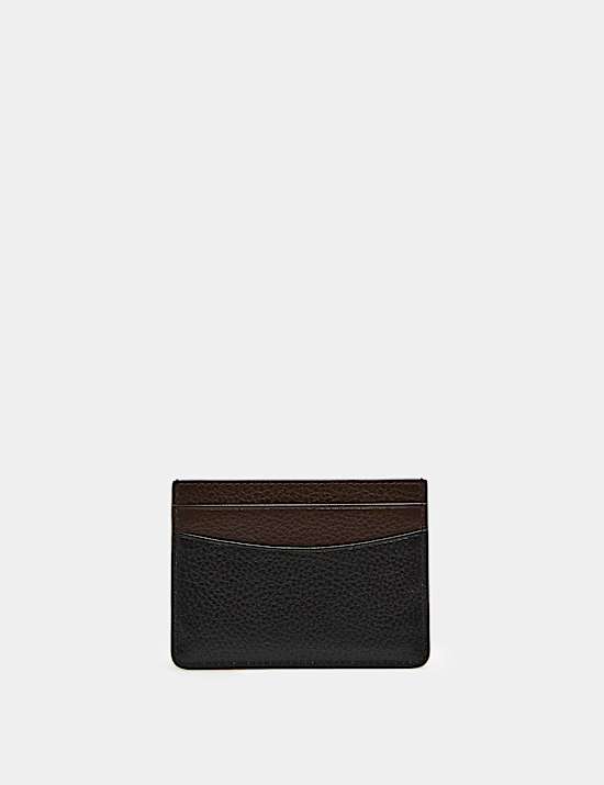 Leather Pebble Grain Cardsafe&trade; Card Holder