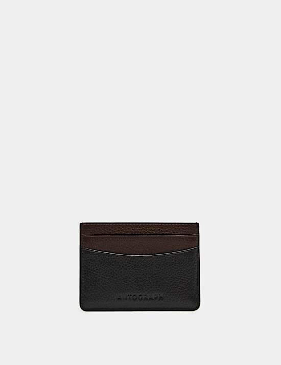 Leather Pebble Grain Cardsafe&trade; Card Holder