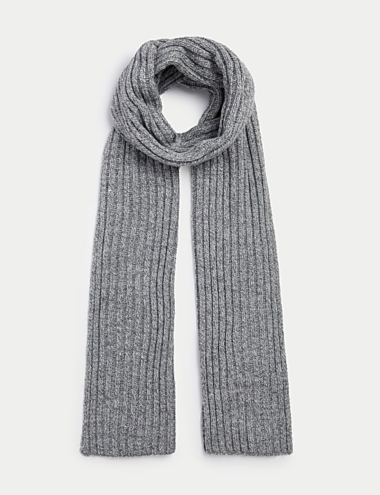 Knitted Textured Scarf