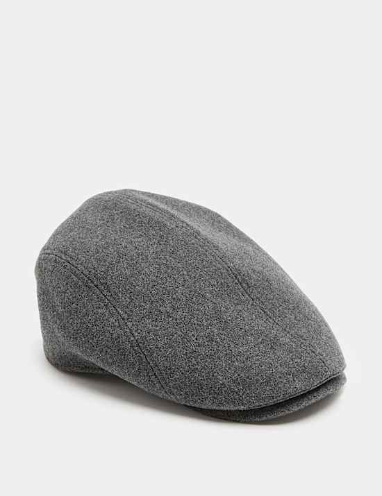 Pure Wool Flat Cap