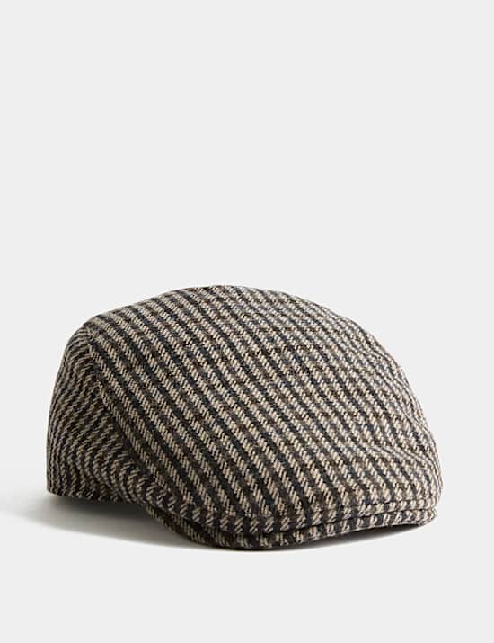 Houndstooth Flat Cap