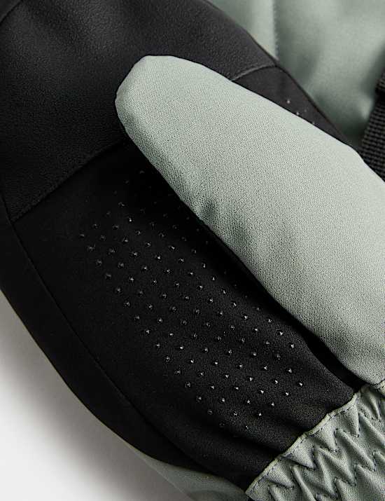 Moufles de ski texturées