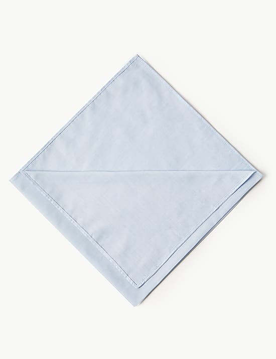 7pk Antibacterial Pure Cotton Handkerchiefs with Sanitized Finish&reg;