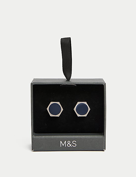 Hexagonal Cufflinks