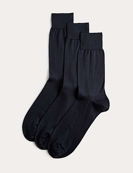 3 Pack Pure Cotton Socks