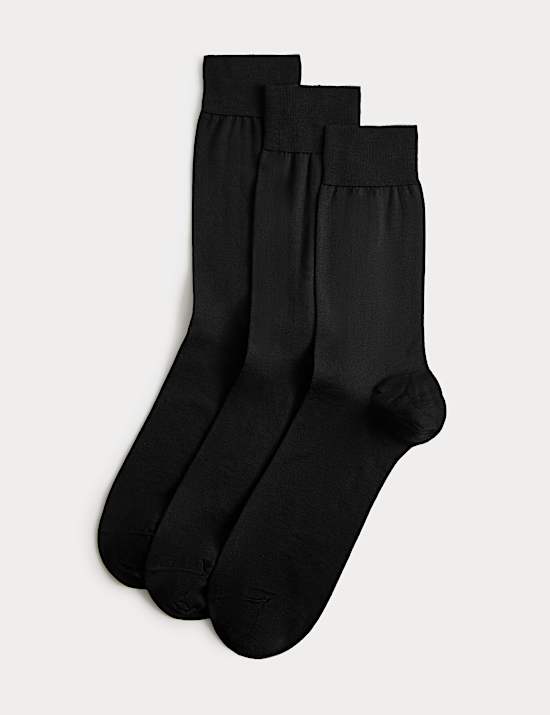 3 Pack Pure Cotton Socks