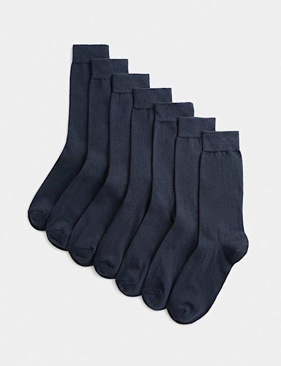 7 Pack Cool & Fresh&trade; Cotton Rich Socks