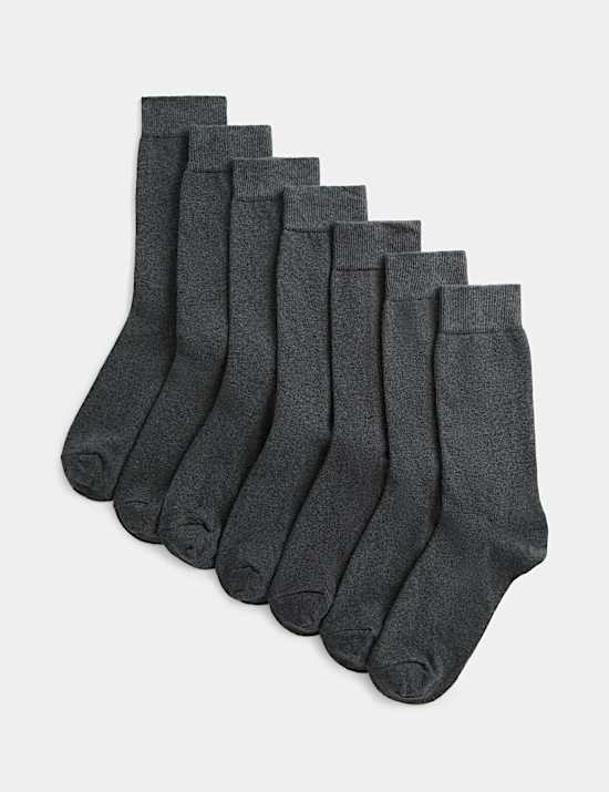 7 Pack Cool & Fresh&trade; Cotton Rich Socks