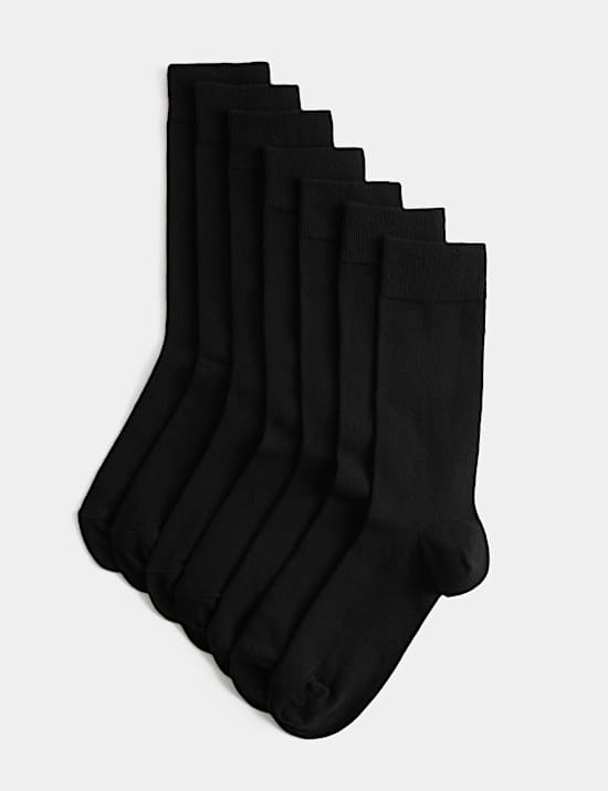 7 Pack Cool & Fresh&trade; Cotton Rich Socks