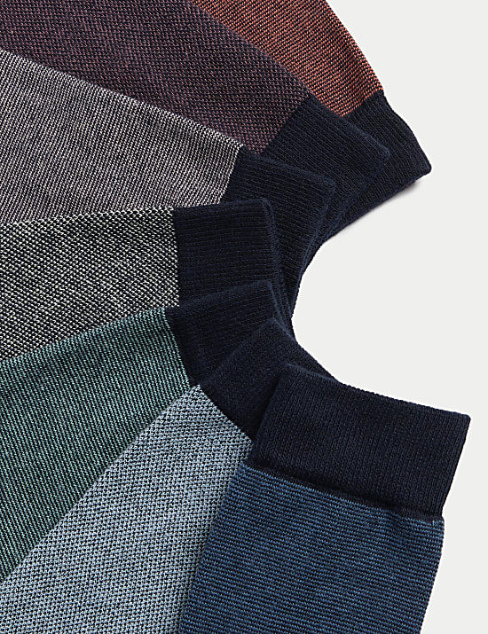 7pk Cool & Fresh&trade; Pique Cotton Rich Socks