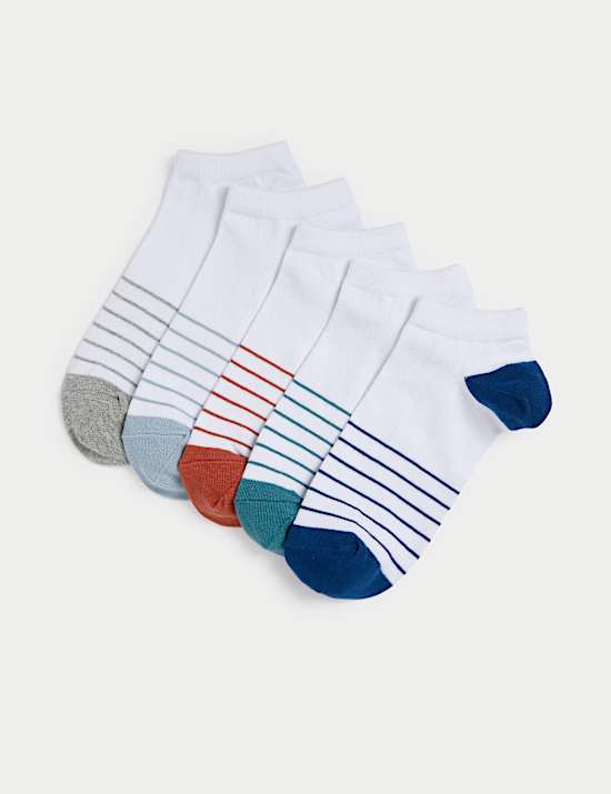 5pk Cool & Fresh™ Striped Trainer Liners™