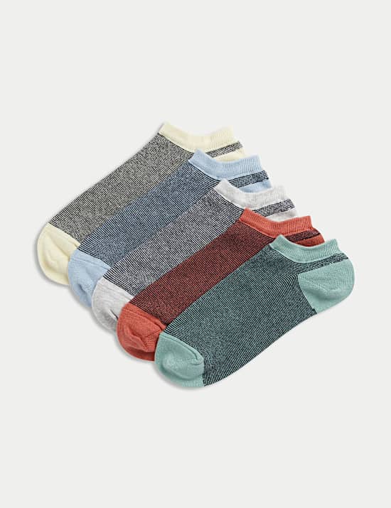 Lot de 5&nbsp;paires de chaussettes Trainer Liners™ Cool & Fresh™