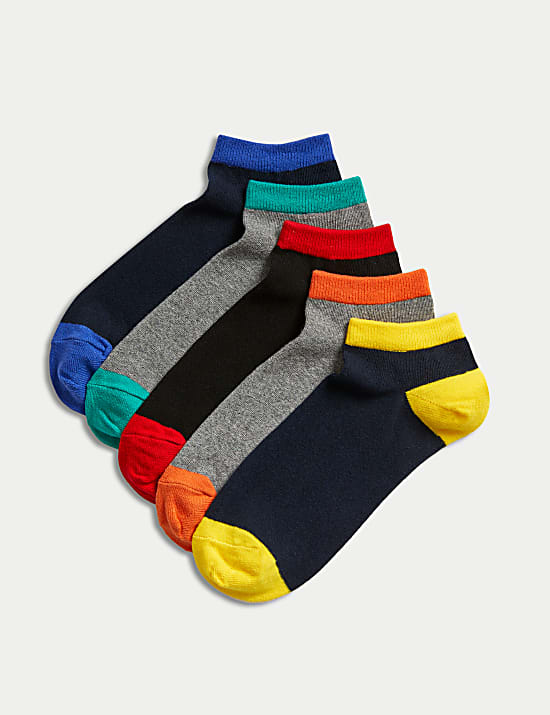 5pk Cool & Fresh™ Cotton Rich Trainer Socks