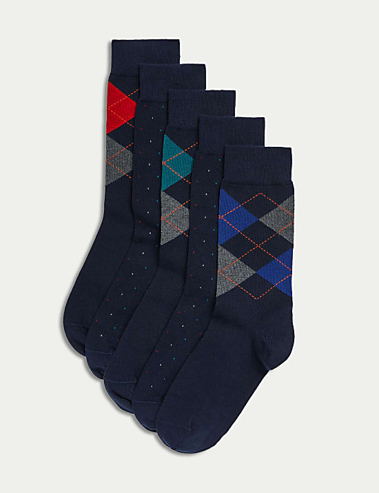 5pk Cool & Fresh&trade; Cotton Rich Socks