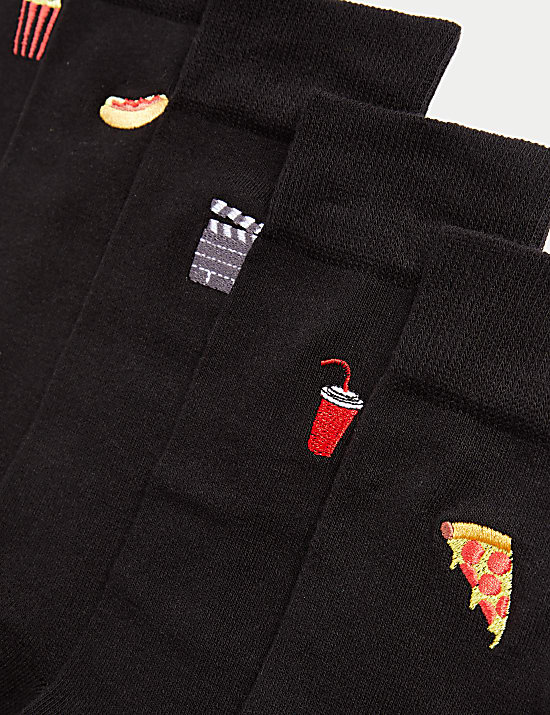 5pk Cool & Fresh™ Cinema Cotton Rich Socks